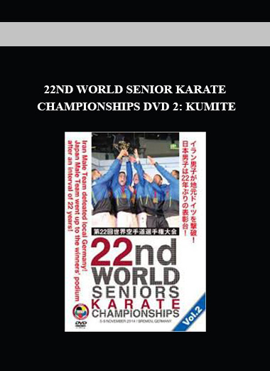 22ND WORLD SENIOR KARATE CHAMPIONSHIPS DVD 2: KUMITE download