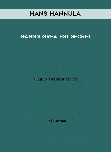 Hans Hannula - Gann's Greatest Secret download