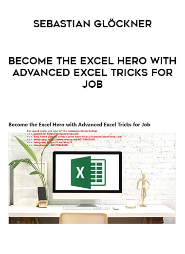 Become the Excel Hero with Advanced Excel Tricks for Job by Sebastian Glöckner download