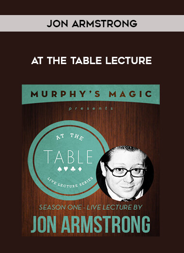 Jon Armstrong - At The Table Lecture download