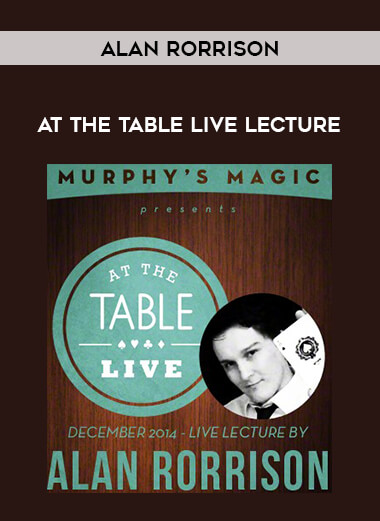 Alan Rorrison - At the Table Live Lecture download