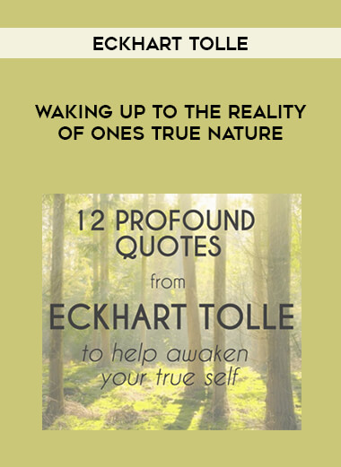 Waking Up to the Reality of Ones True Nature by Eckhart Tolle download