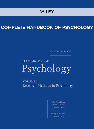 Wiley - Complete Handbook of Psychology download