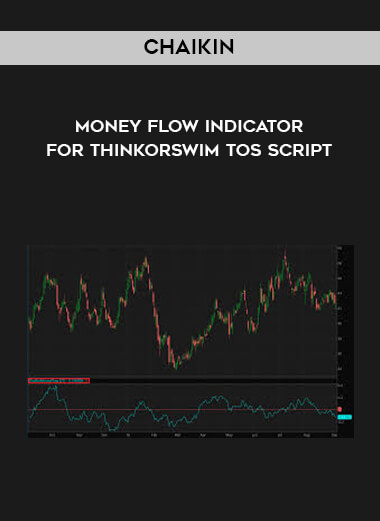 Chaikin - Money Flow Indicator for ThinkorSwim TOS Script download