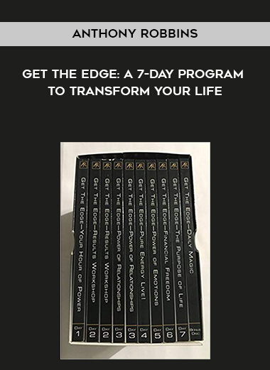 Anthony Robbins - Get the Edge: A 7-Day Program To Transform Your Life download