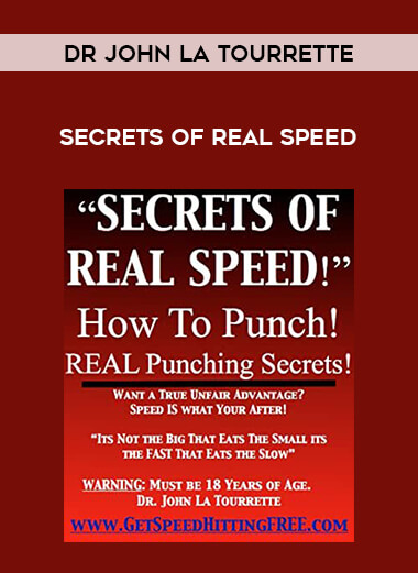 Dr John La Tourrette - Secrets of Real Speed download