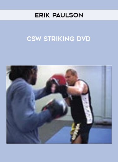 Erik Paulson CSW Striking DVD download