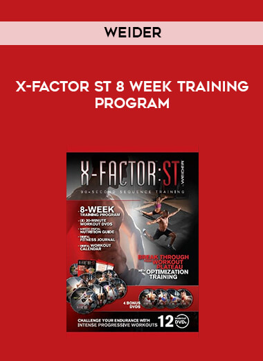 Weider - X-Factor ST 8 Week Training Program download