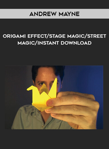 Origami Effect -Andrew Mayne /stage magic /street magic /instant download download