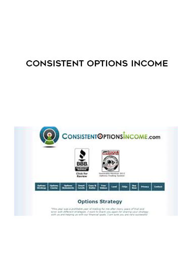 Consistent Options Income download