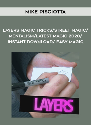 Layers by Mike Pisciotta Magic tricks/street magic/mentalism/latest magic 2020/instant download/ easy magic download