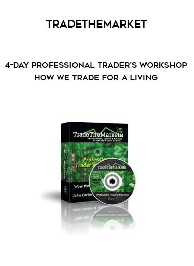 Tradethemarket - 4-Day Professional Trader's Workshop - How We Trade for a Living download
