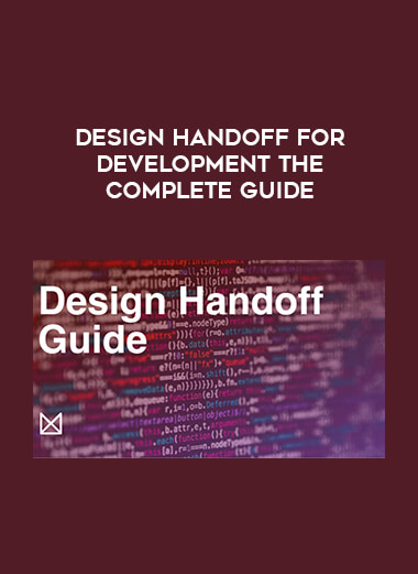Design Handoff for Development. The complete guide download