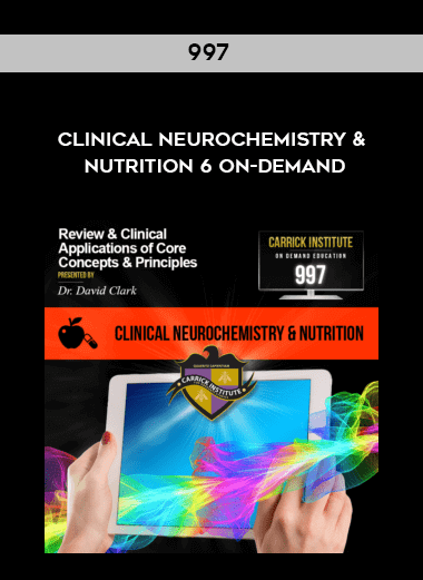 997 Clinical Neurochemistry & Nutrition 6 On-Demand download