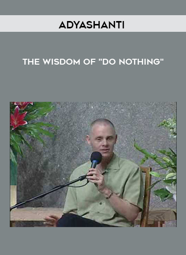 Adyashanti - The Wisdom of "Do Nothing" download