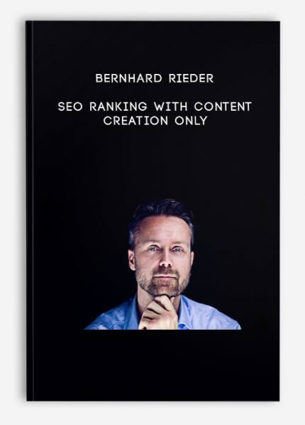 Bernhard Rieder - SEO Ranking with Content Creation Only download