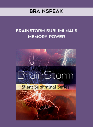 BrainSpeak - Brainstorm Sublimlnals - Memory Power download