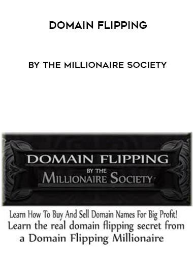 Domain Flipping By The Millionaire Society download