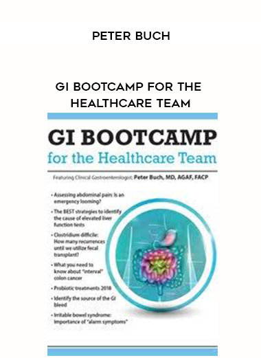 GI Bootcamp For the Healthcare Team - Peter Buch download