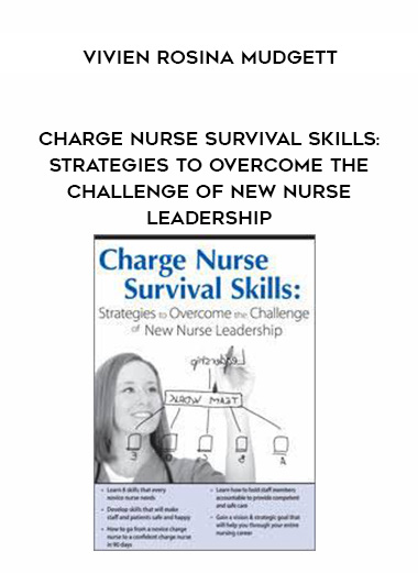 Charge Nurse Survival Skills: Strategies to Overcome the Challenge of New Nurse Leadership - Vivien Rosina Mudgett download