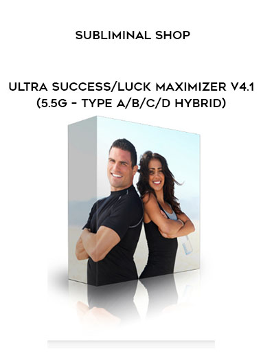 Subliminal Shop - Ultra Success/Luck Maximizer V4.1 (5.5g - Type A/B/C/D Hybrid) download