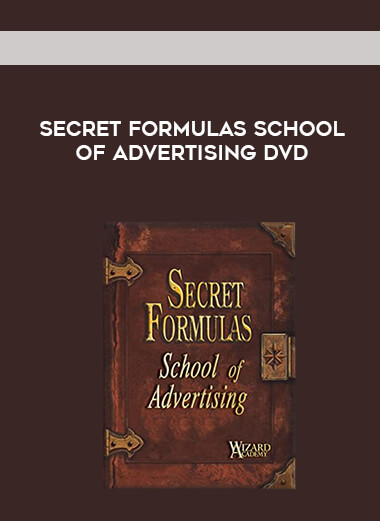 Secret Formulas School of Advertising DVD download