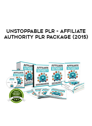 Unstoppable PLR - Affiliate Authority PLR Package (2015) download