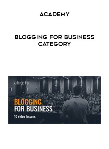 Academy - Blogging for business Category download