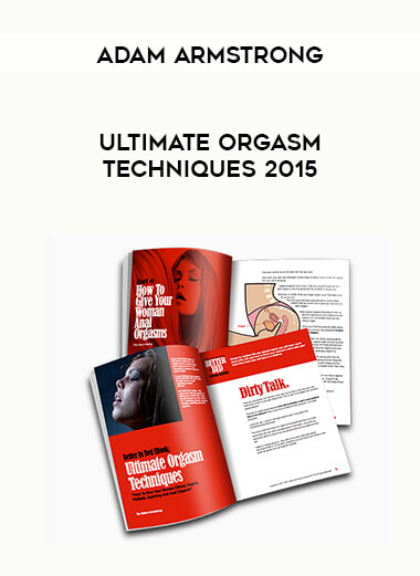 Adam Armstrong - Ultimate Orgasm Techniques 2015 download