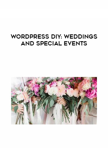 WordPress DIY: Weddings and Special Events download