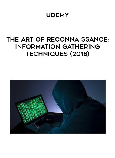Udemy - The Art of Reconnaissance : Information Gathering Techniques (2018) download