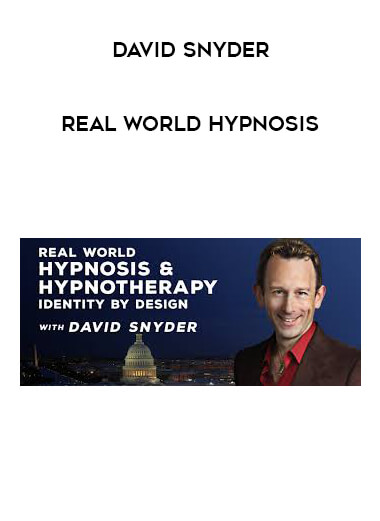 David Snyder - Real World Hypnosis download
