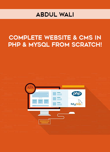 Abdul Wali - Complete Website & CMS in PHP & MySQL From Scratch! download