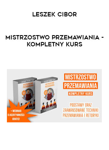 Leszek Cibor - Mistrzostwo przemawiania - kompletny kurs download