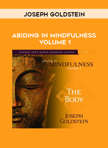 Joseph Goldstein - ABIDING IN MINDFULNESS VOLUME 1 download