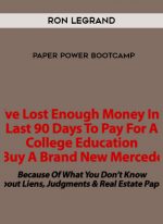 RON LEGRAND PAPER POWER BOOTCAMP download