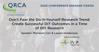 Don't Fear the Do-It-Yourself Research Trend: Create Successful Do-it-Together Outcomes in a Time of DIY Research download