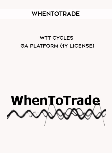 Whentotrade - WTT Cycles & GA Platform (1y license) download