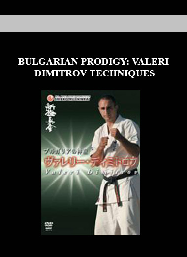 BULGARIAN PRODIGY: VALERI DIMITROV TECHNIQUES download