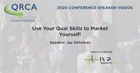 Use Your Qual Skills to Market Yourself! download